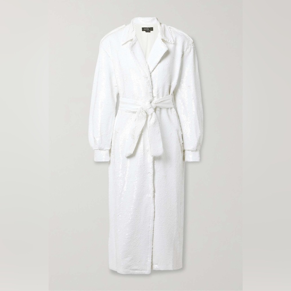 SOLD OUT everywhere- PatBo Sequin Trench belted jacket